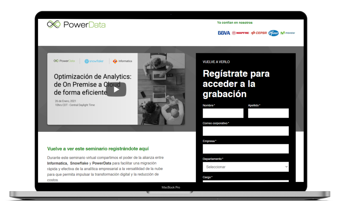 Powerdata - webinar